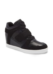 calvin klein women's frances wedge sneakers