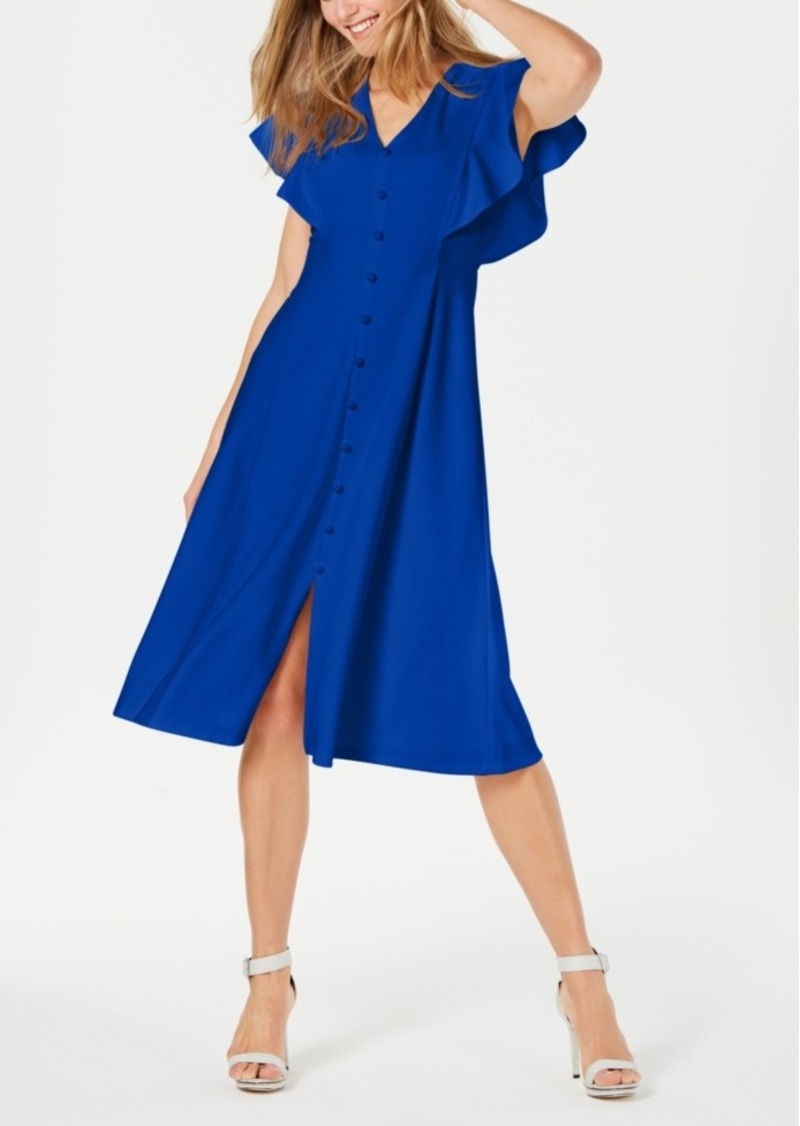 calvin klein a line midi dress