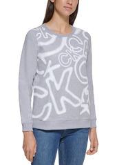 Calvin Klein Graffiti Logo Sweatshirt