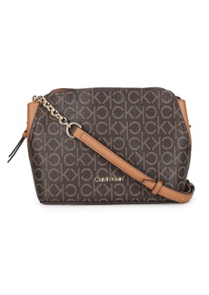 Calvin Klein Hailey Signature Triple Compartment Chain Crossbody