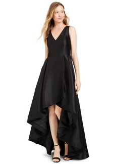Calvin Klein High-Low A-Line Gown - Black