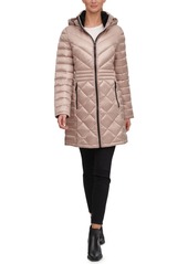 Calvin Klein Hooded Packable Down Puffer Coat, Created for Macy's