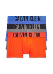 Calvin Klein Intense Power Logo Waistband Micro Low Rise Trunks, Pack of 3