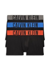 Calvin Klein Intense Power Logo Waistband Micro Low Rise Trunks, Pack of 3