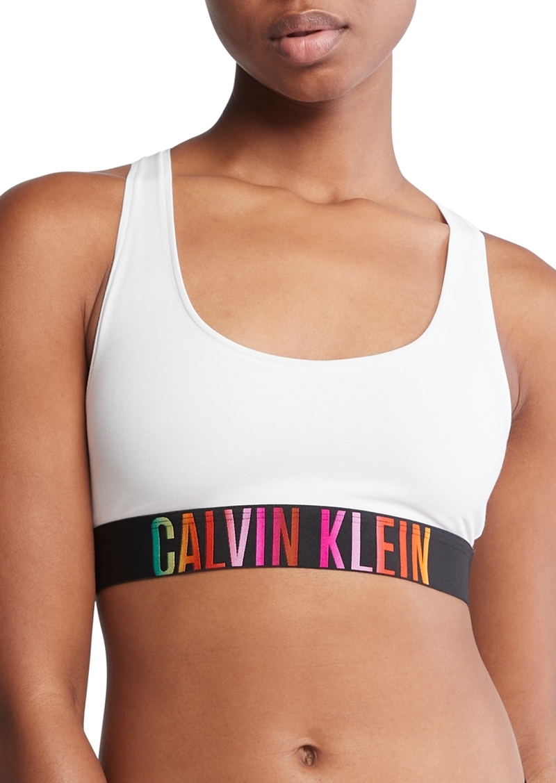 Calvin Klein Intense Power Pride Cotton Unlined Bralette QF7831 - White