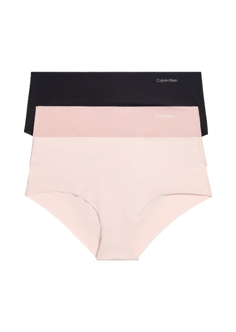 Calvin Klein Invisibles Seamless Hipster Panties Multipack