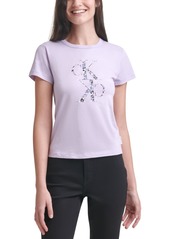 Calvin Klein Jeans Animal-Print Logo T-Shirt