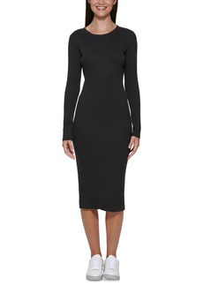 Calvin Klein Jeans Cotton Knit Midi Dress