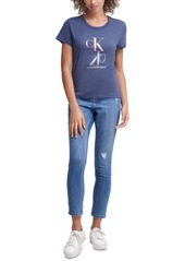 Calvin Klein Jeans Foil Logo Crewneck T-Shirt