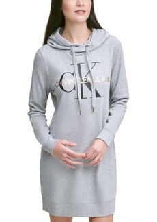 Calvin Klein Jeans French Terry Logo Hoodie Dress