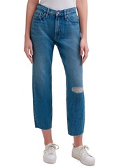 Calvin Klein Jeans High-Rise Mom-Fit Cotton Ankle Jeans