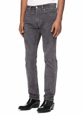 Calvin Klein Jeans Men's 5 Pocket Stretch Cotton Twill Pants gray pinstripe 34x30
