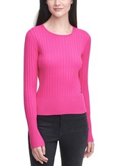Calvin Klein Jeans Ribbed-Knit Crewneck Sweater
