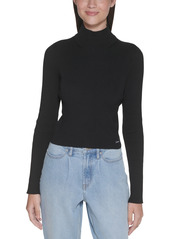 Calvin Klein Jeans Ribbed Mock-Neck Sweater
