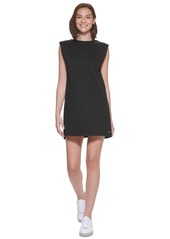 Calvin Klein Jeans Shoulder Pad French Terry Dress