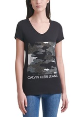 Calvin Klein Jeans Studded Logo T-Shirt