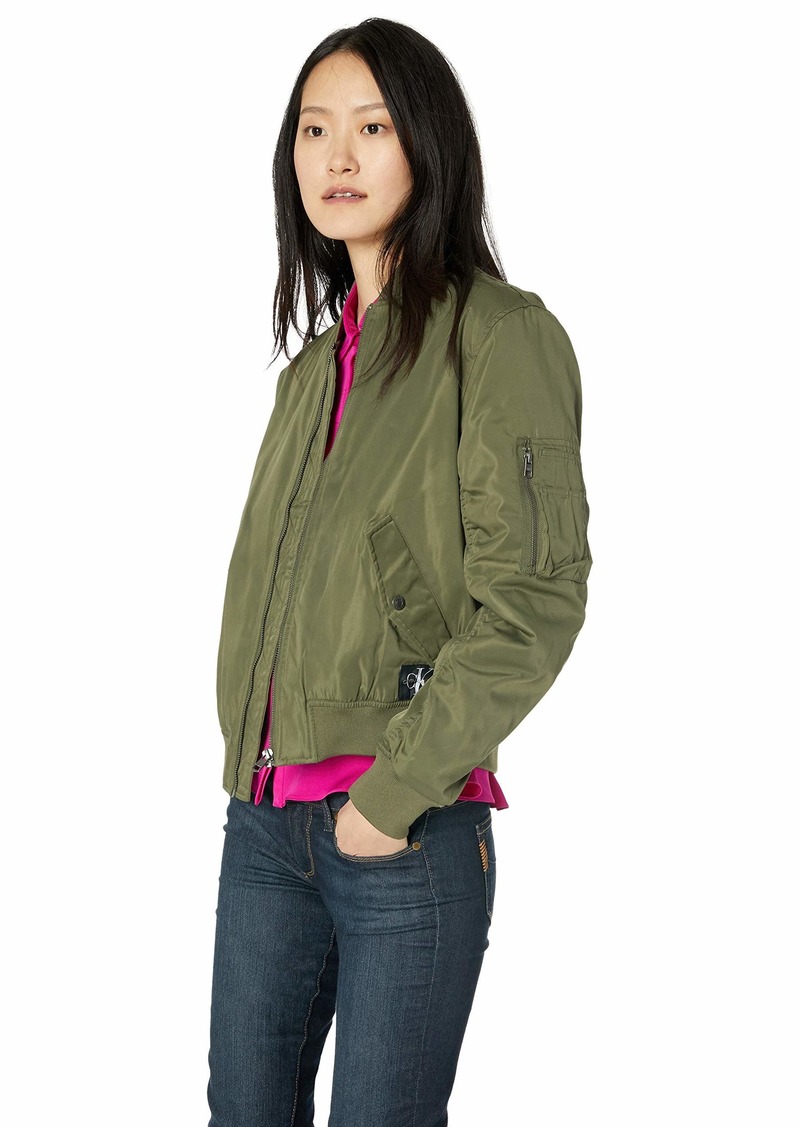 calvin klein womens bomber jacket