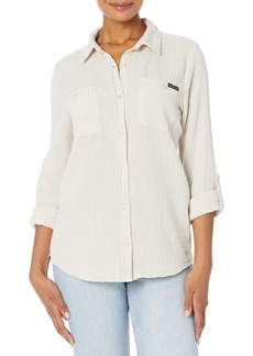 Calvin Klein Jeans Women's Button Front Shirt