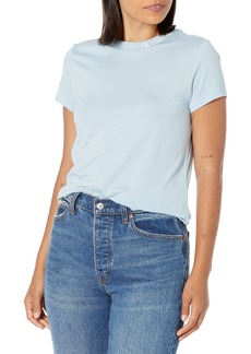 Calvin Klein Jeans Women's Minimal Logo Short Sleeve Fashion Tee Shirt