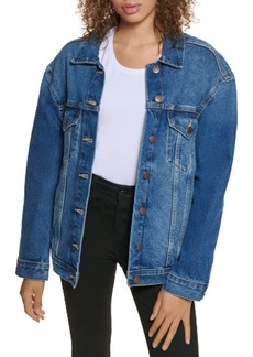Calvin Klein Jeans Women's Oversize Denim Trucker Jacket