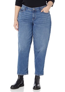 Calvin Klein Jeans Women's Plus Size Mid Rise Slim Boyfriend Denim  16W