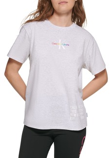 Calvin Klein Jeans Women's Pride Monogram Logo Tour Tee