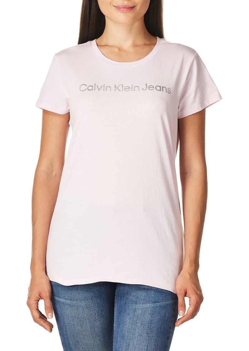 Calvin Klein Jeans Women's Short Sleeve Iconic Tee  Extra Small