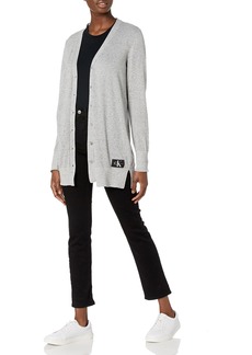 Calvin Klein Jeans Women's Long Button Up Cardigan Sweater  Extra Small