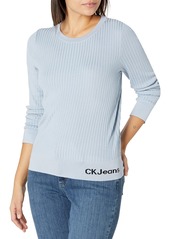 Calvin Klein Jeans Women's Crew Neck Rib Sweater