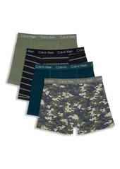 Calvin Klein Kids' 4-Pack Boxer Briefs in Camo Stripe Pack at Nordstrom