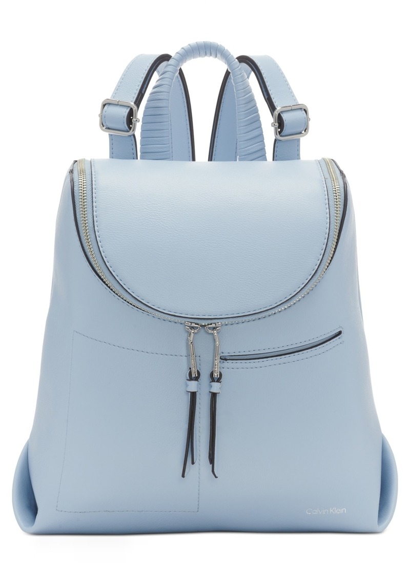 Calvin Klein Cypress 2 in 1 Top Zip Crossbody, Black/Silver: Handbags