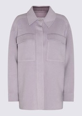 CALVIN KLEIN LILAC DUSK WOOL CASUAL JACKET