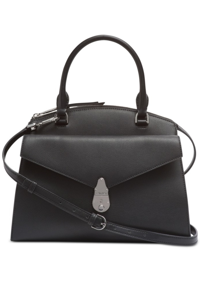 calvin klein louise leather tote