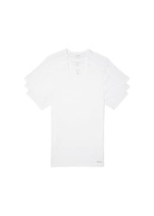 Calvin Klein Men’s Cotton Classic 3-Pack Slim Fit Short Sleeve V-Neck Undershirt
