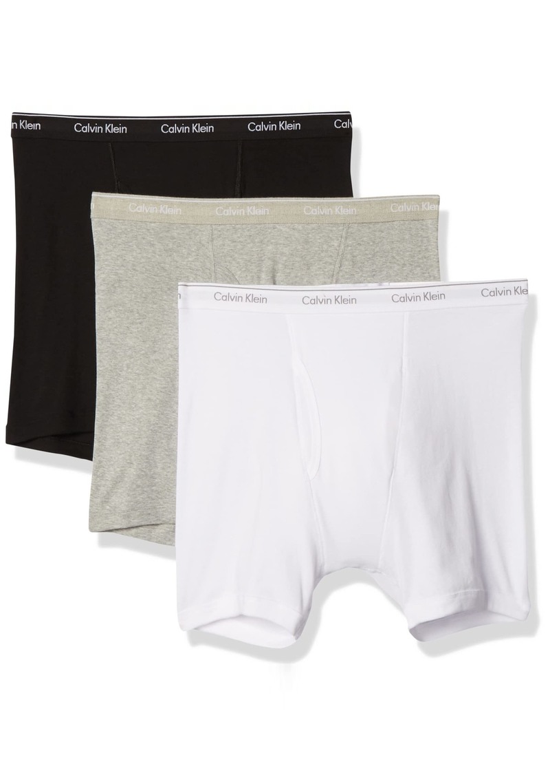 Calvin Klein Men's 100% Cotton Boxer Briefs  S