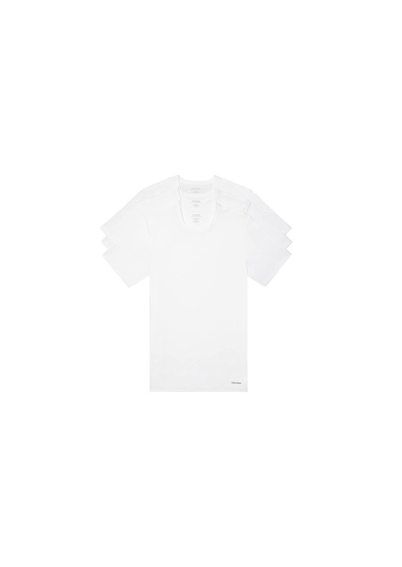 Calvin Klein Underwear Cotton Classics Multipack Short Sleeve Crew Neck Slim Fit White XL