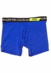 Calvin Klein Men's 1981 Bold Micro Boxer Briefs Surf The Web/Caution Taupe Limited Edition L