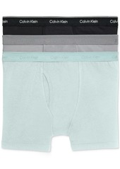 Calvin Klein Men's 3-Pack Cotton Classics Boxer Briefs Underwear - BLACK/SHADE/CONVOY