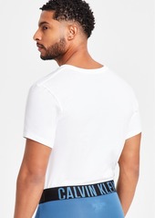 Calvin Klein Men's 3-Pack Cotton Classics Short-Sleeve V-Neck Undershirts - White