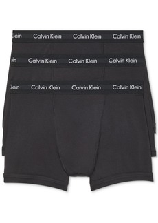 Calvin Klein Men's 3-Pack Cotton Stretch Boxer Briefs Underwear - Black