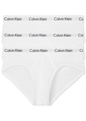 Calvin Klein Men's 3-Pack Cotton Stretch Briefs Underwear - White
