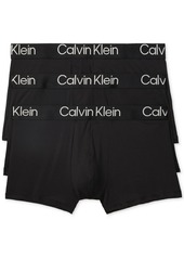 Calvin Klein Men's 3-Pack Ultra Soft Modern Modal Trunk Underwear - Airforce