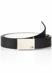 Calvin Klein Men's 30mm Textured Leather Belt black