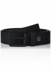 Calvin Klein Men's 35mm Rubberized Leather Belt