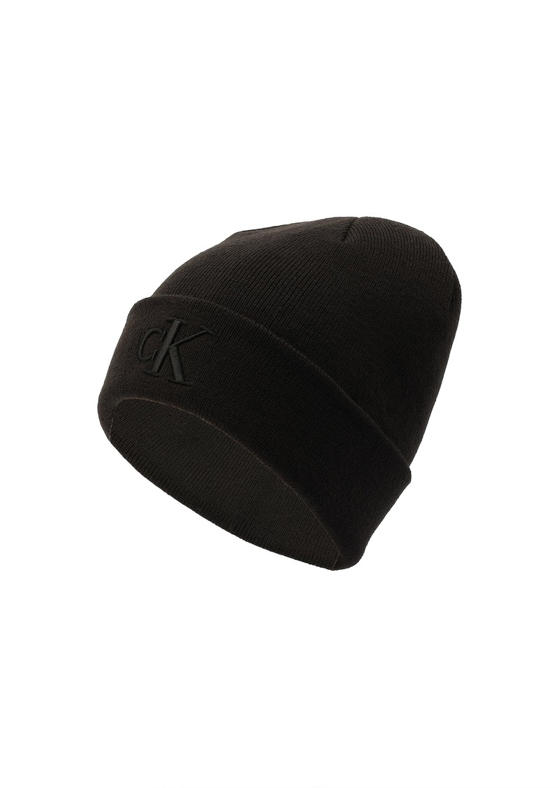 Calvin Klein Men's 3D Embroidered CK Monogram Cuff Hat