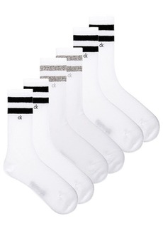 Calvin Klein Mens 3pk Casual Crew Socks