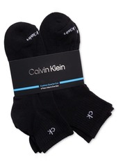 Calvin Klein Men's 6pk. Logo Quarter Socks - White