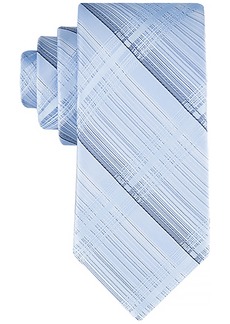 Calvin Klein Men's Ansel Shaded Plaid Tie - Light Blue