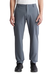 Calvin Klein Men's Athletic Stretch Tech Slim Fit Cargo Pants - Turbulence