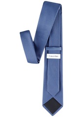 Calvin Klein Men's August Textured Tie - Blue